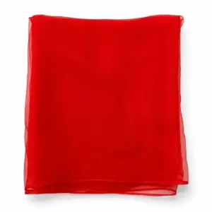 Roter Chiffon-Schal